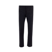 Pantalon habillé en laine noire Valentino
