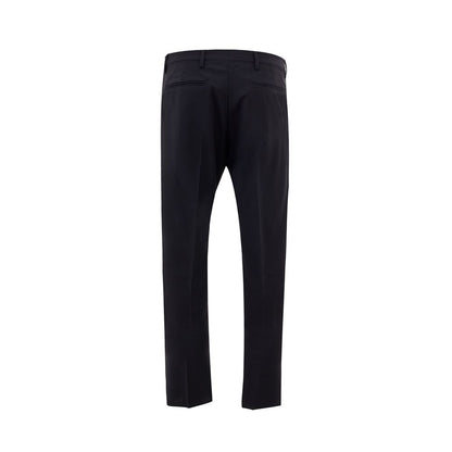 Pantalon habillé en laine noire Valentino