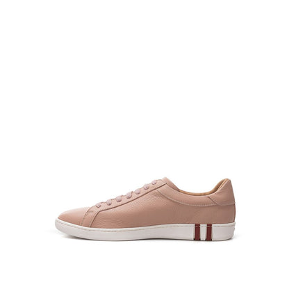 Sneakers basse in pelle rosa Bally