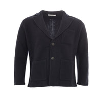 Blazer in lana blu KANGRA