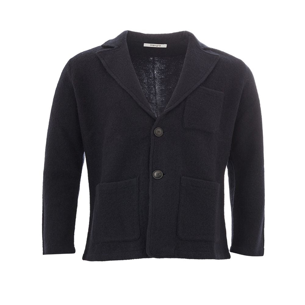 Blazer en laine bleue KANGRA