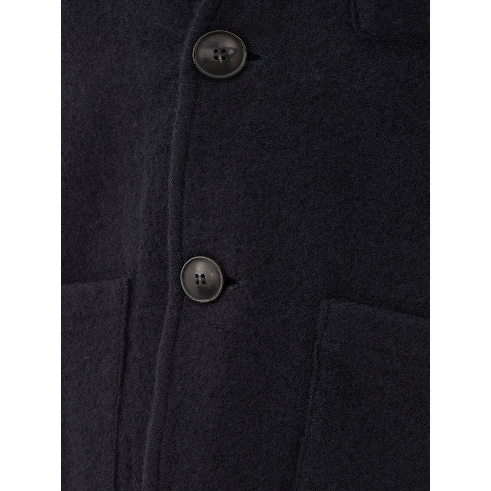 Blazer en laine bleue KANGRA