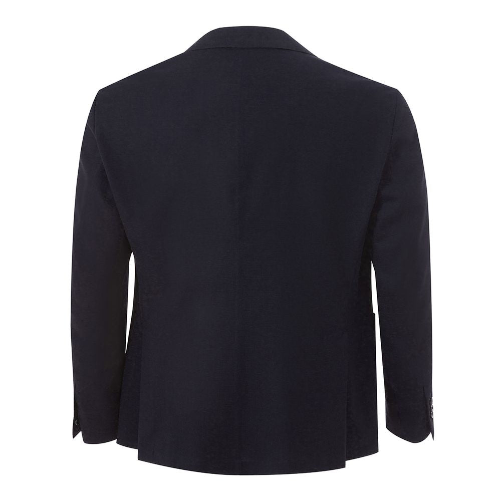 Blazer bleu en coton Lardini