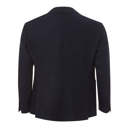 Blazer in cotone blu Lardini