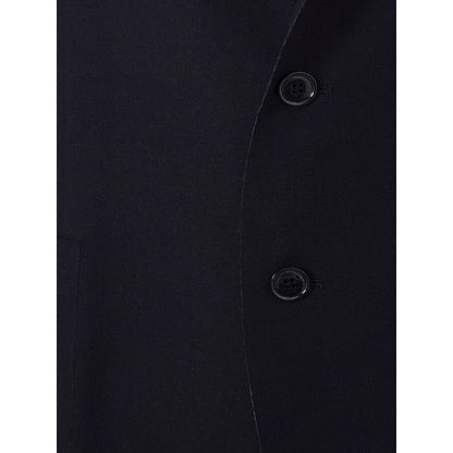 Blazer in cotone blu Lardini