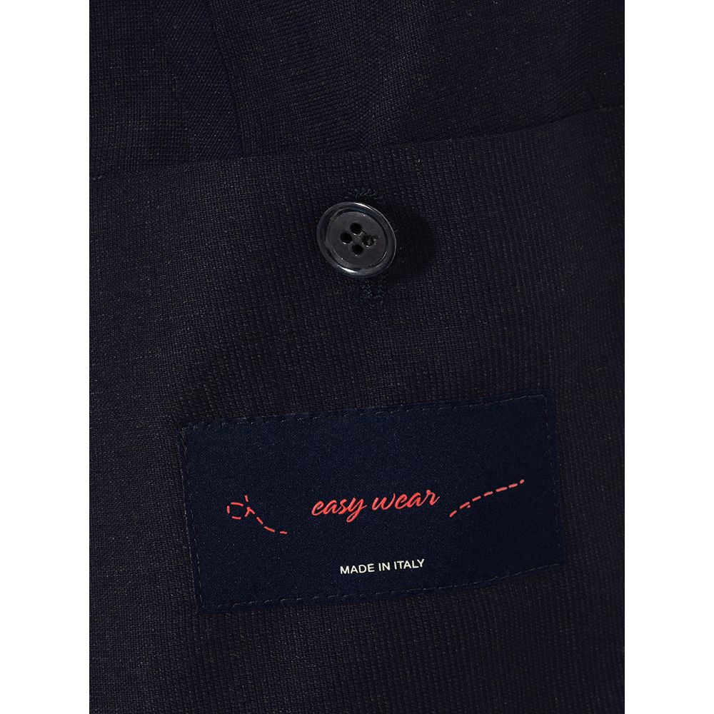 Blazer bleu en coton Lardini