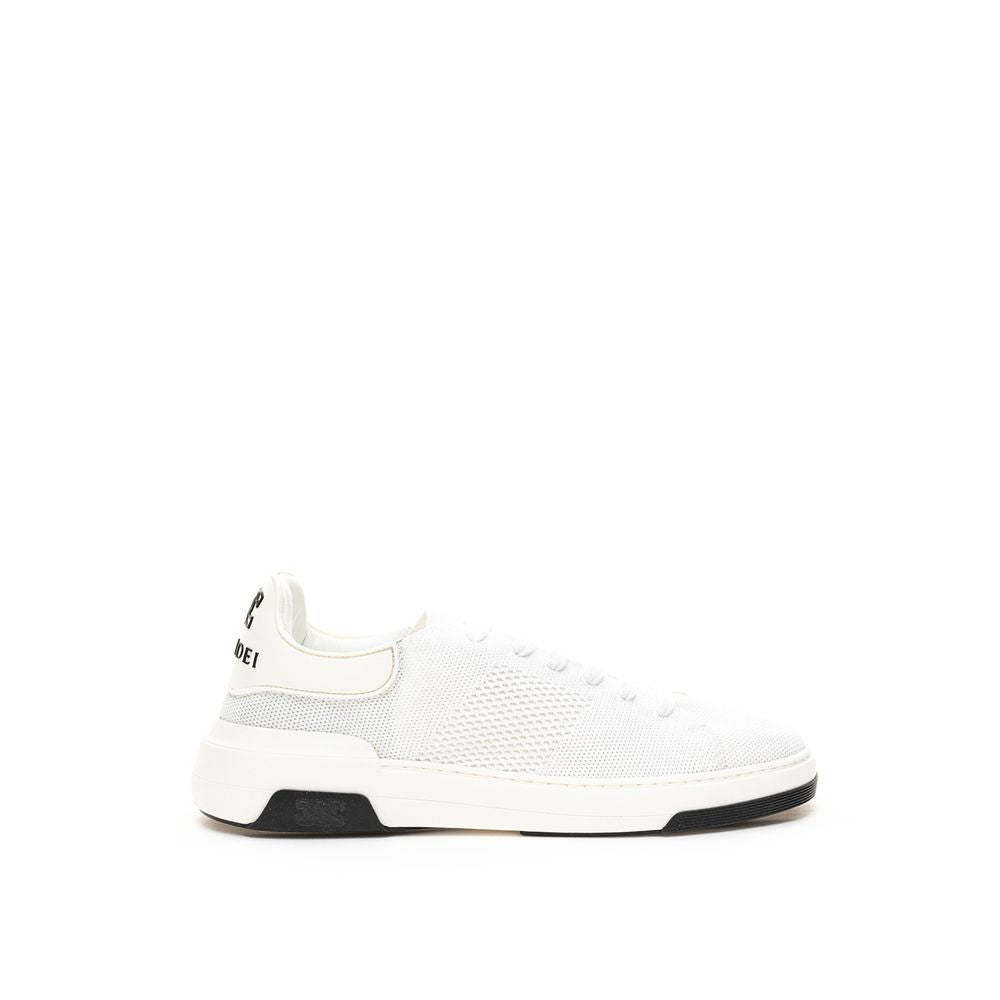 Baskets de sport Casadei en cuir blanc