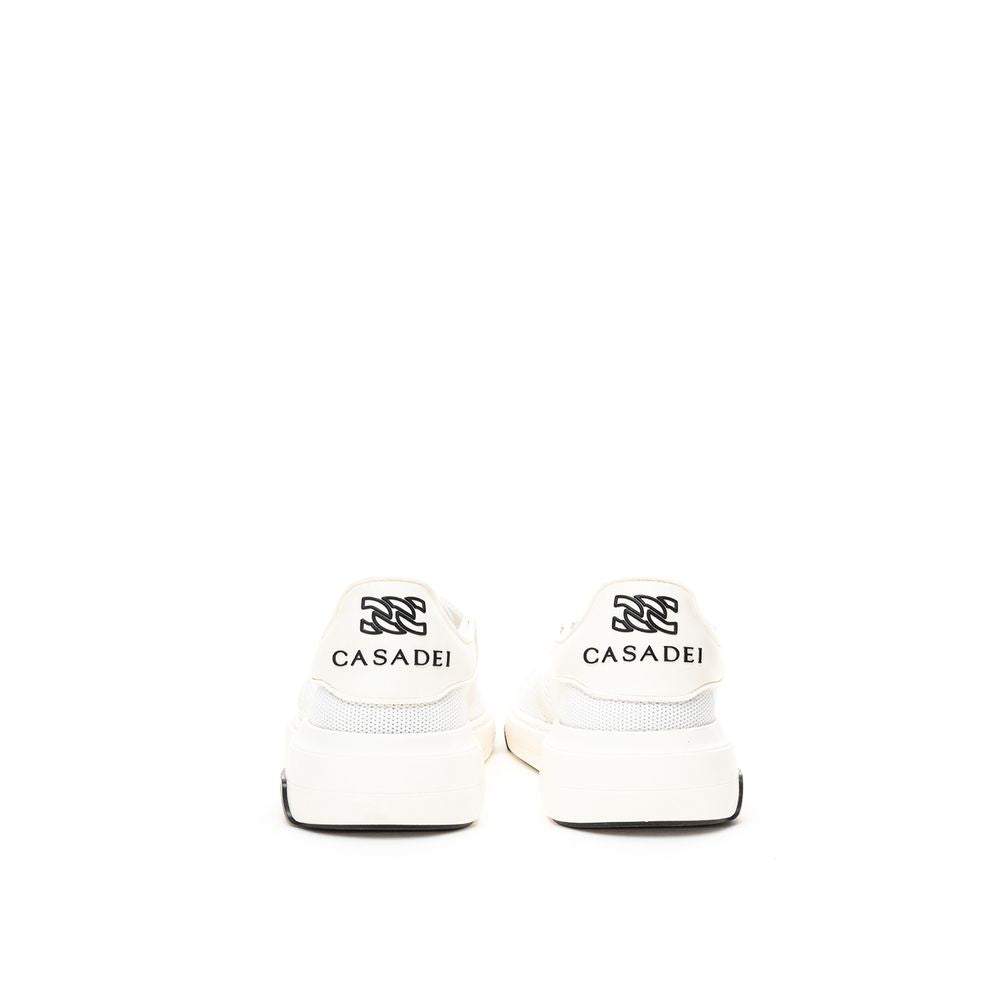 Baskets de sport Casadei en cuir blanc