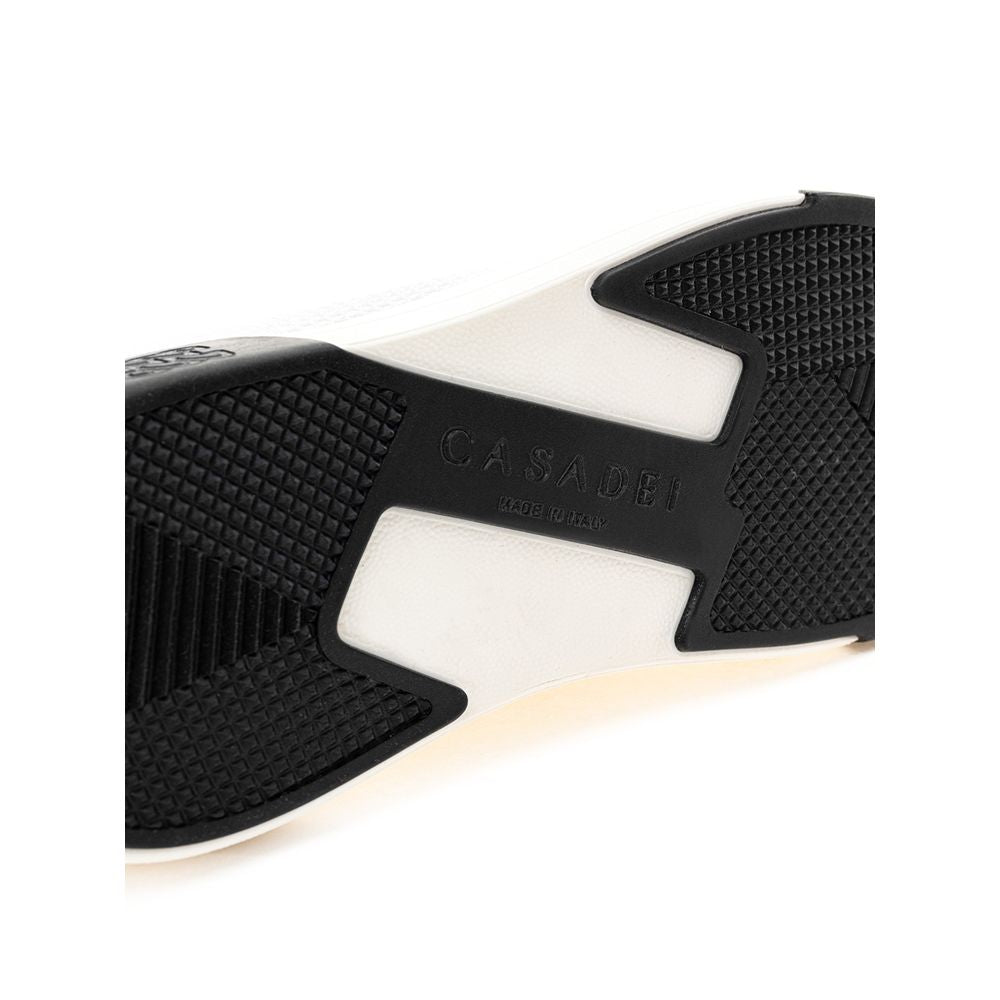 Baskets de sport Casadei en cuir blanc