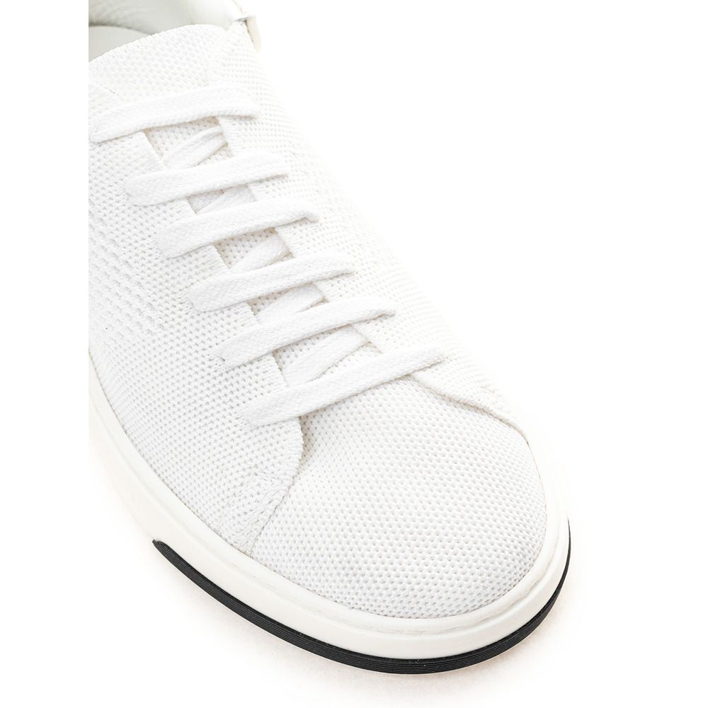 Baskets de sport Casadei en cuir blanc