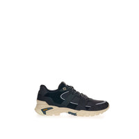 Sneakers sportive in pelle scamosciata nera Lardini