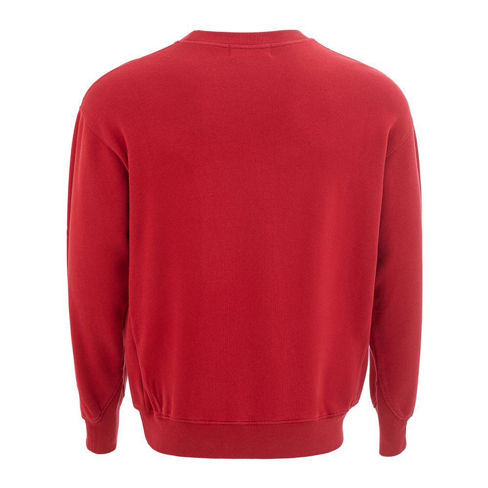Sweat-shirt en coton rouge Ambush