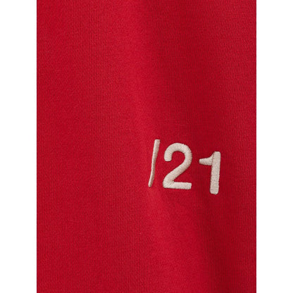 Felpa in cotone rosso Ambush