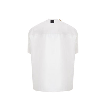 T-shirt bianca in cotone Emporio Armani