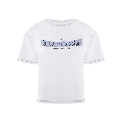 T-shirt bianca in cotone Kenzo