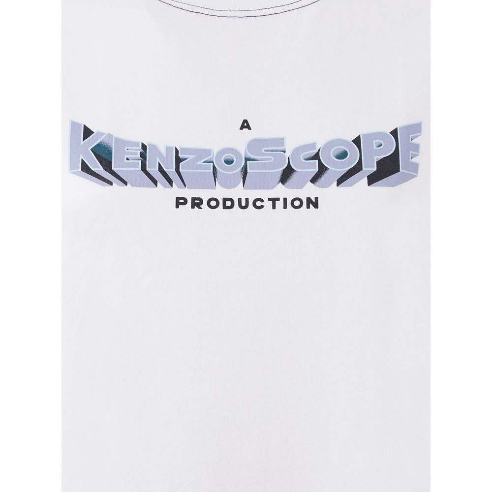 T-shirt bianca in cotone Kenzo