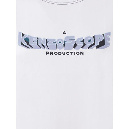 T-shirt bianca in cotone Kenzo