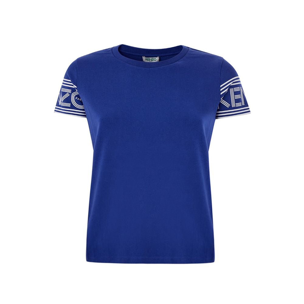 Maglietta in cotone blu Kenzo