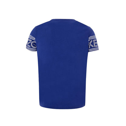 Maglietta in cotone blu Kenzo