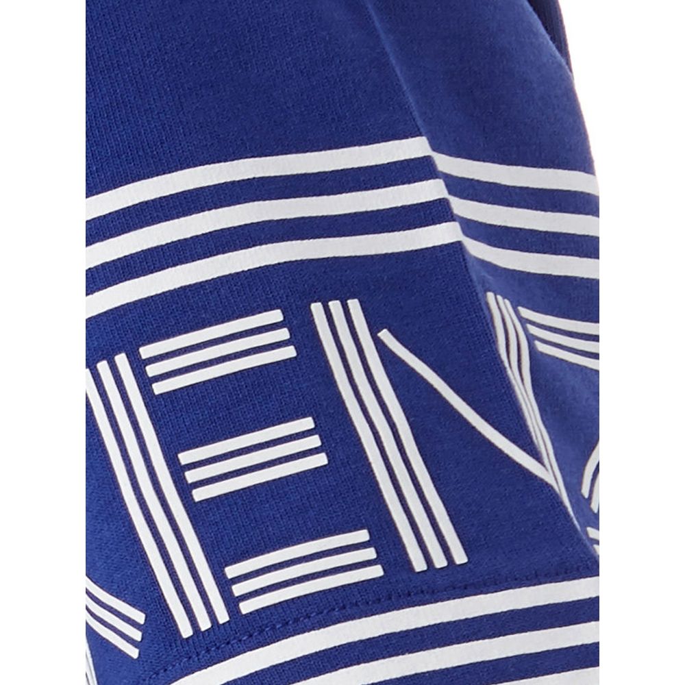 Maglietta in cotone blu Kenzo