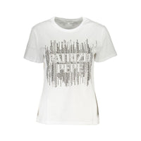 T-shirt bianca in cotone da donna Patrizia Pepe