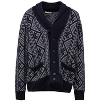 Cardigan in cashmere bicolore Cruciani