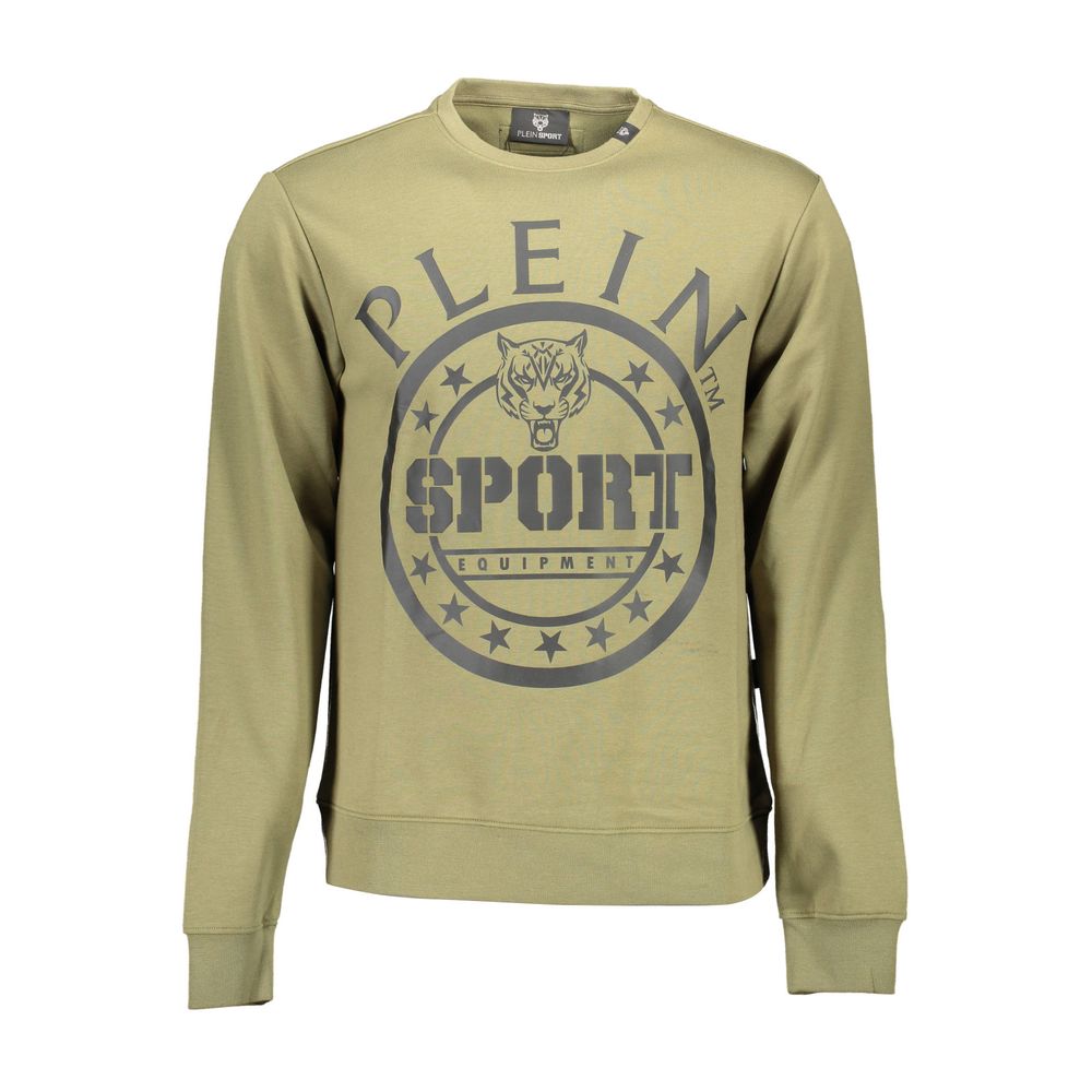 Felpa da uomo in cotone Plein Sport Verde