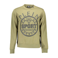 Felpa da uomo in cotone Plein Sport Verde