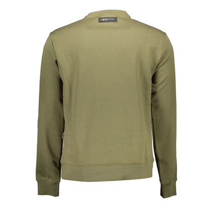 Felpa da uomo in cotone Plein Sport Verde