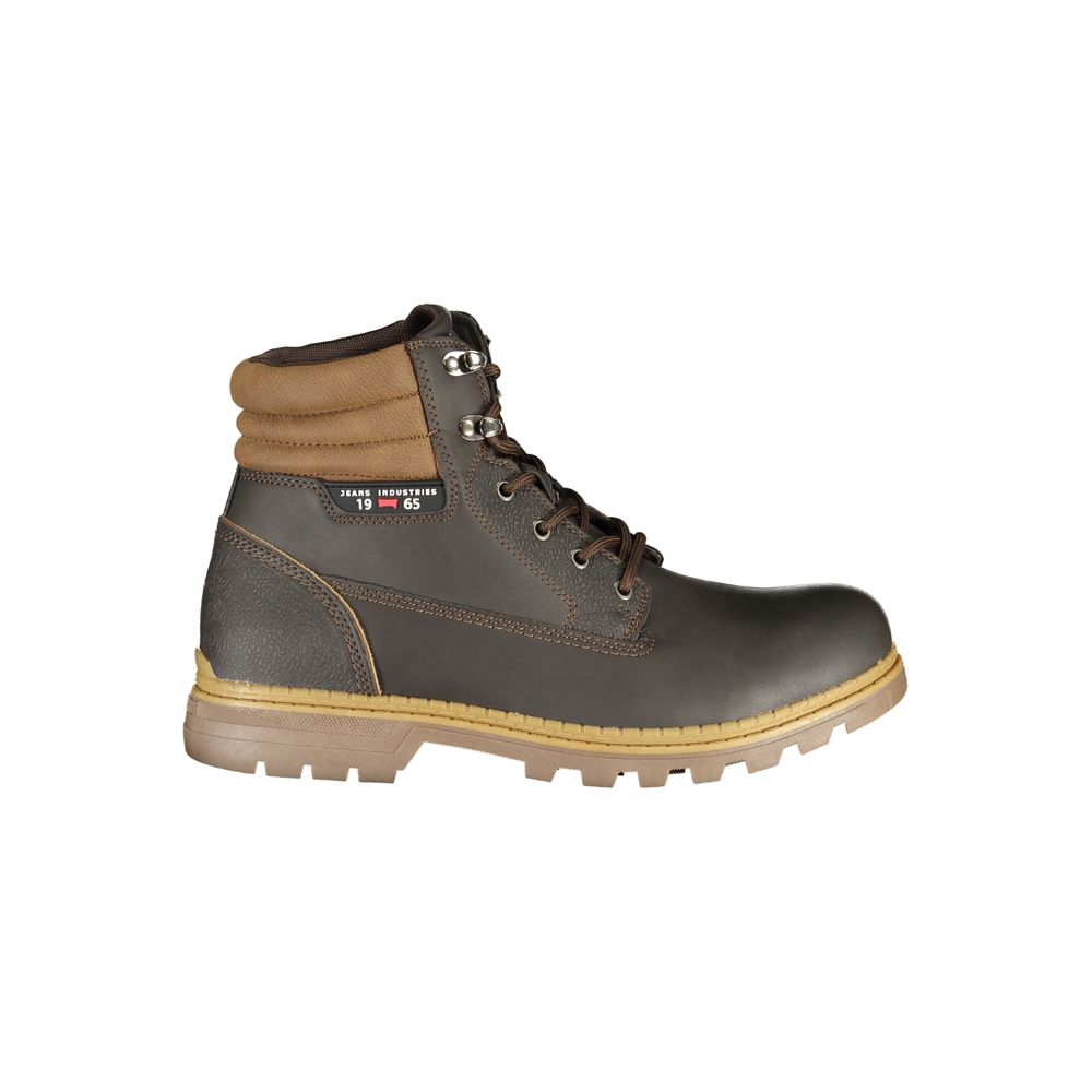 Carrera Marrone Poliuretano Hommes Bottines