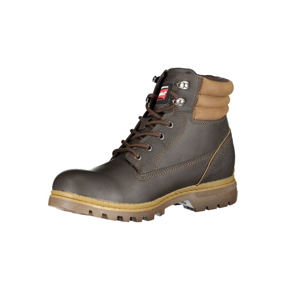 Carrera Marrone Poliuretano Hommes Bottines