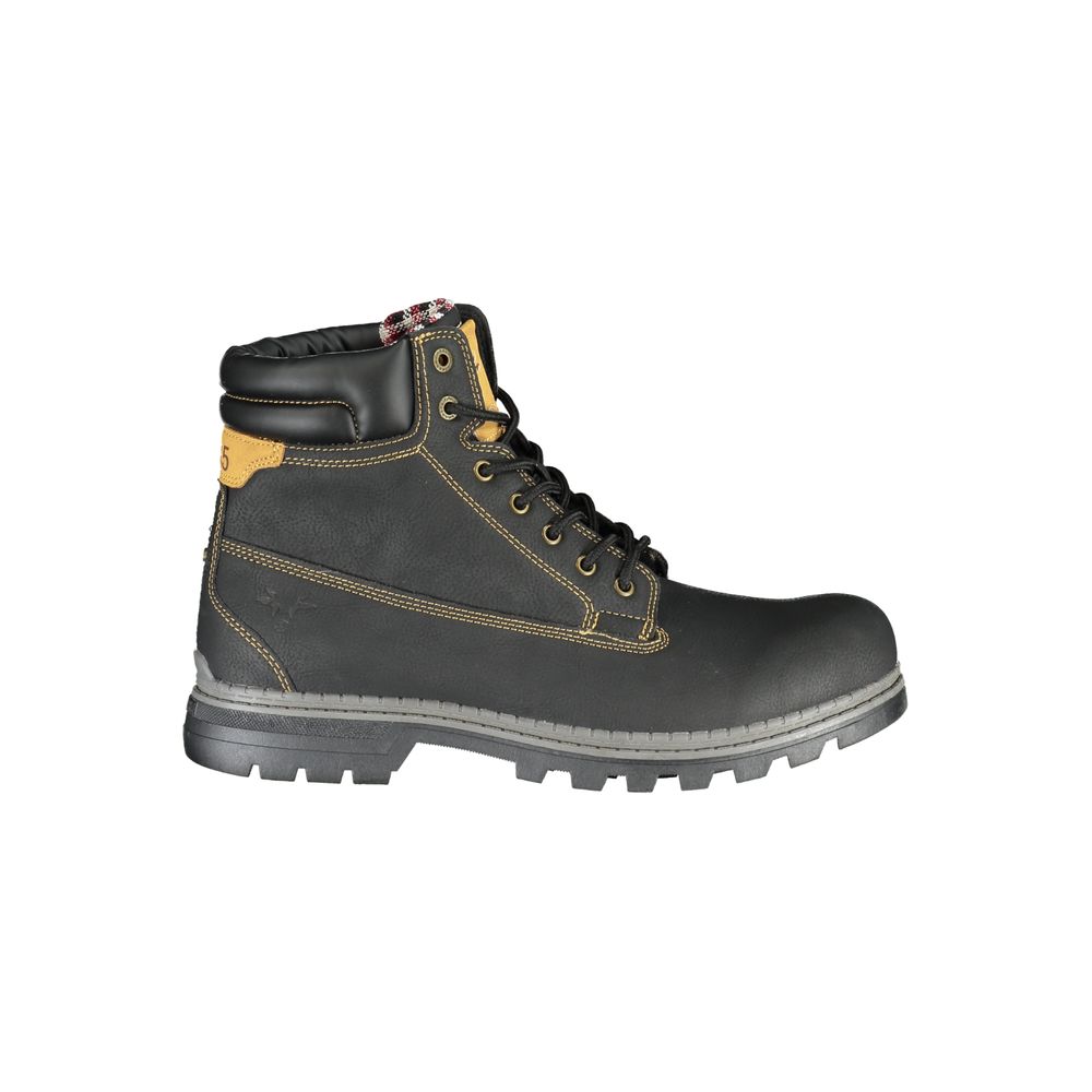 Bottines Carrera noires en polyuréthane pour hommes