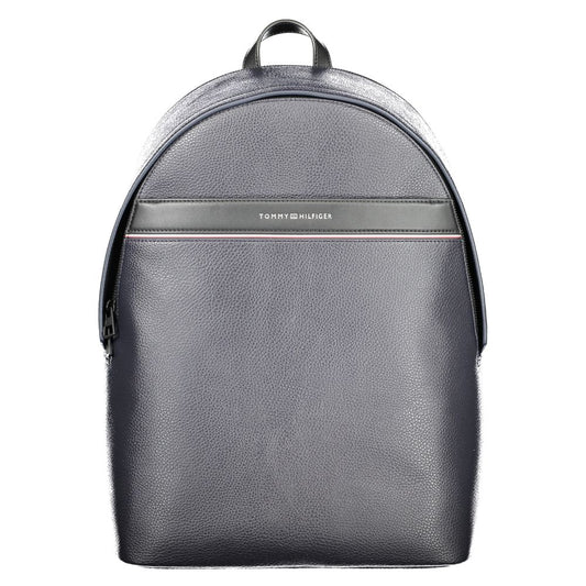 Zaino da uomo Tommy Hilfiger in poliuretano blu