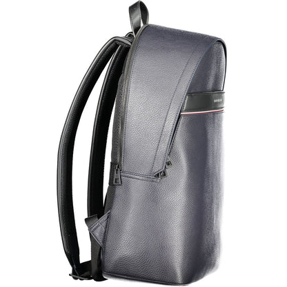 Zaino da uomo Tommy Hilfiger in poliuretano blu