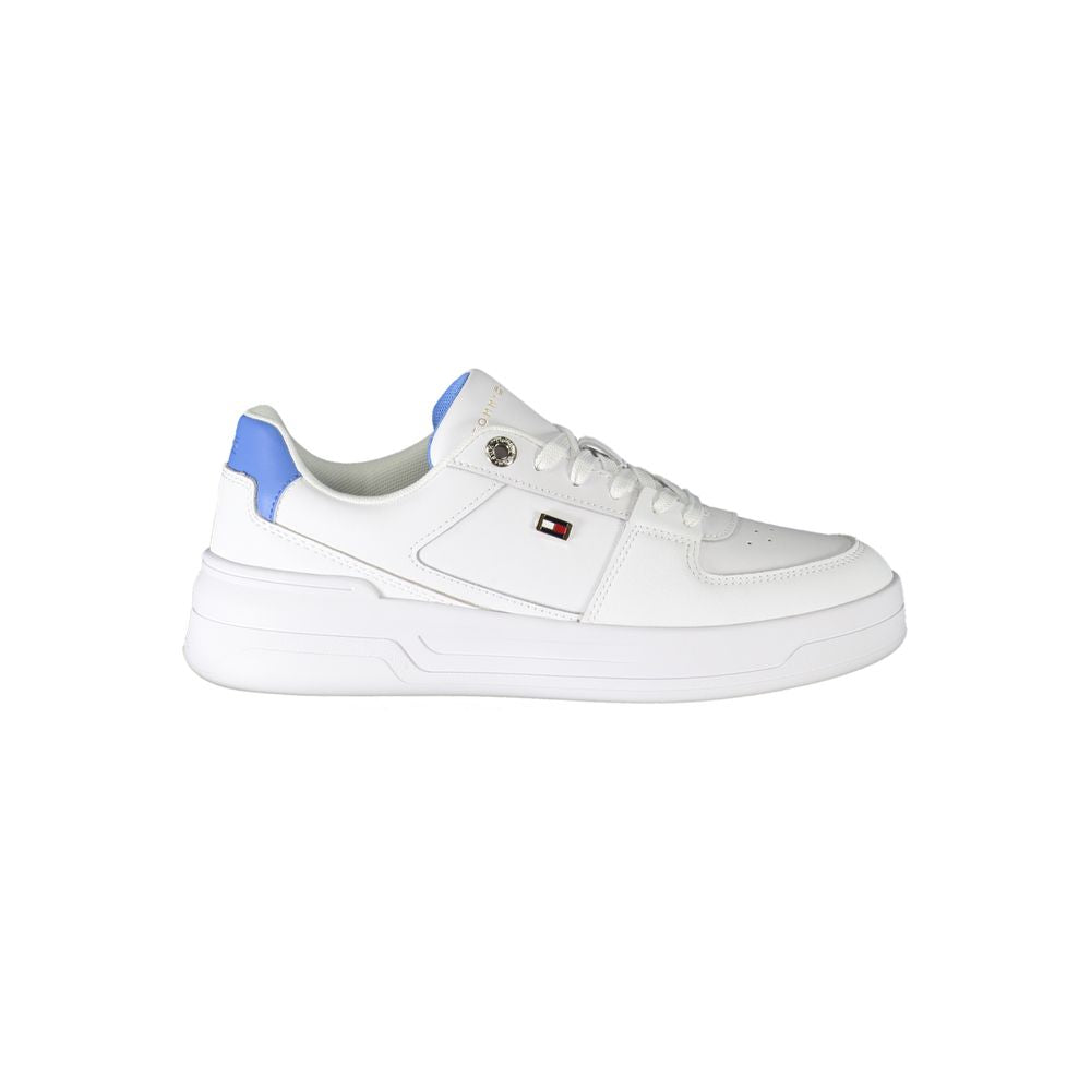 Baskets Tommy Hilfiger en cuir blanc pour femmes