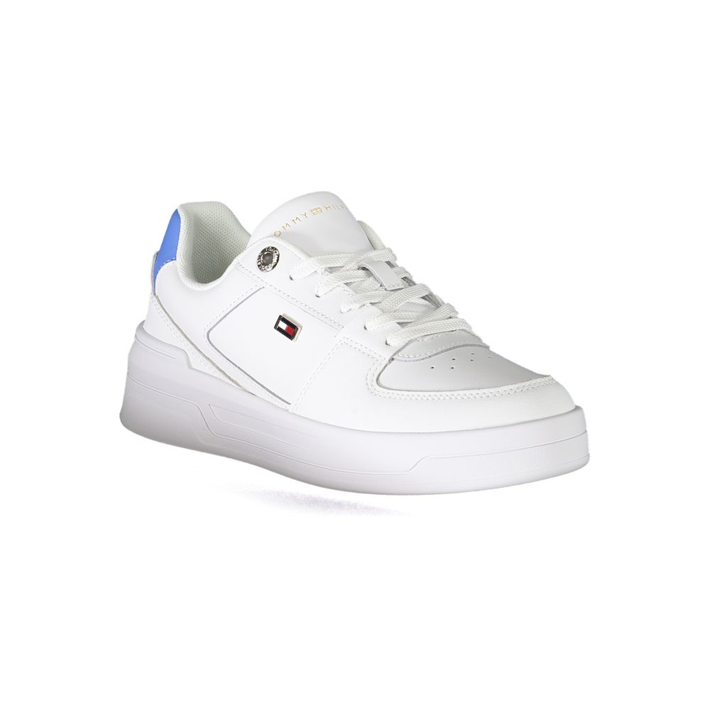 Baskets Tommy Hilfiger en cuir blanc pour femmes