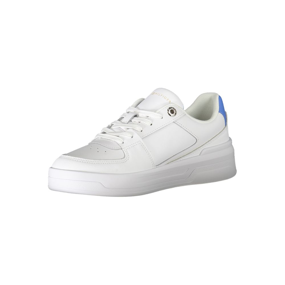 Baskets Tommy Hilfiger en cuir blanc pour femmes