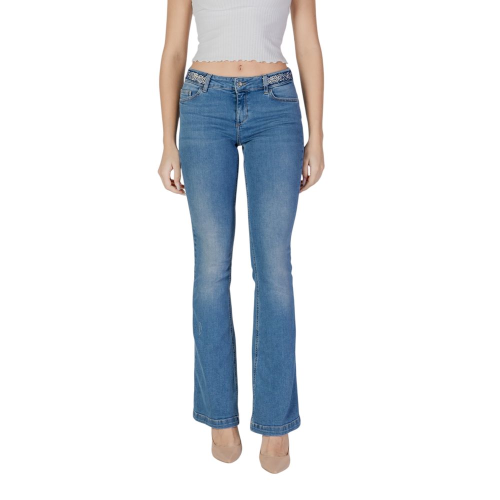 Jean bootcut bleu clair en coton Liu Jo
