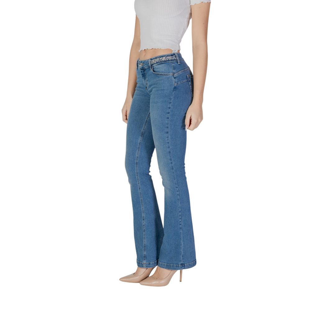 Jean bootcut bleu clair en coton Liu Jo