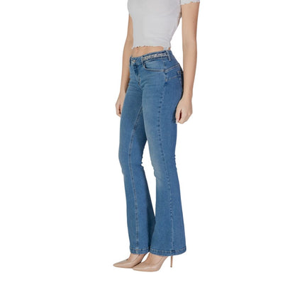 Jeans bootcut in cotone azzurro chiaro Liu Jo
