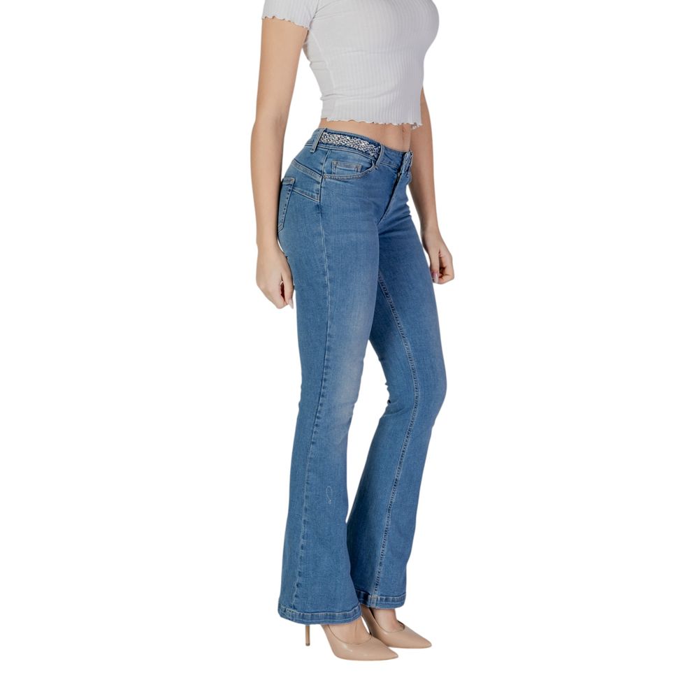 Jean bootcut bleu clair en coton Liu Jo