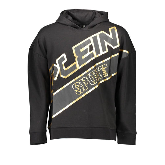 Plein Sport Felpa Nera in Cotone
