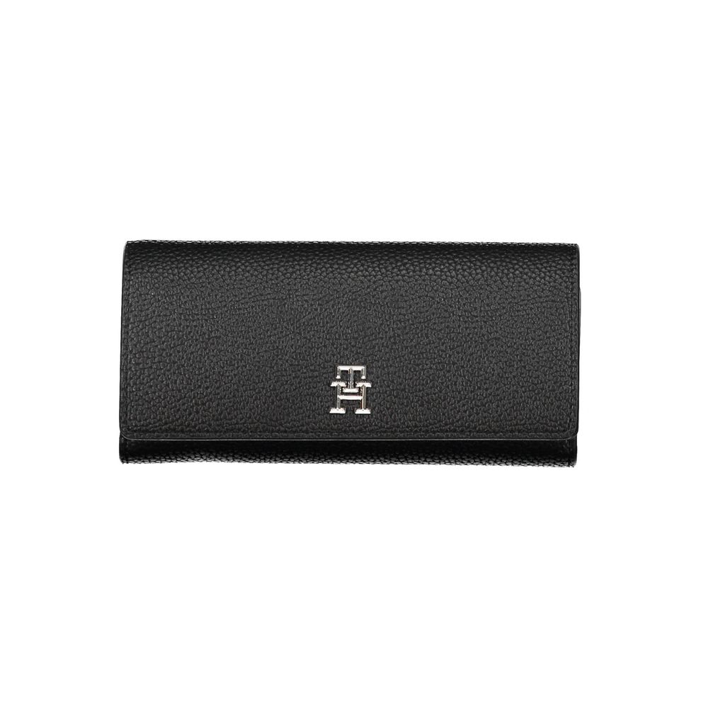 Tommy Hilfiger Nero Polyuréthane Femme Portefeuille
