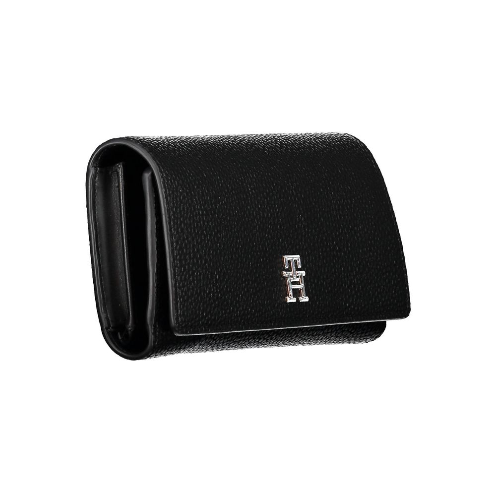 Tommy Hilfiger Nero Polyuréthane Femme Portefeuille