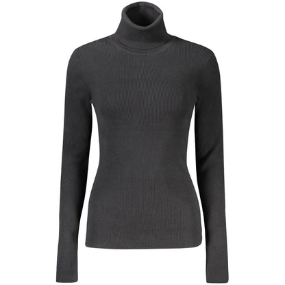 Pull Calvin Klein noir en coton pour femme