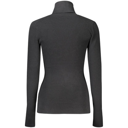 Pull Calvin Klein noir en coton pour femme