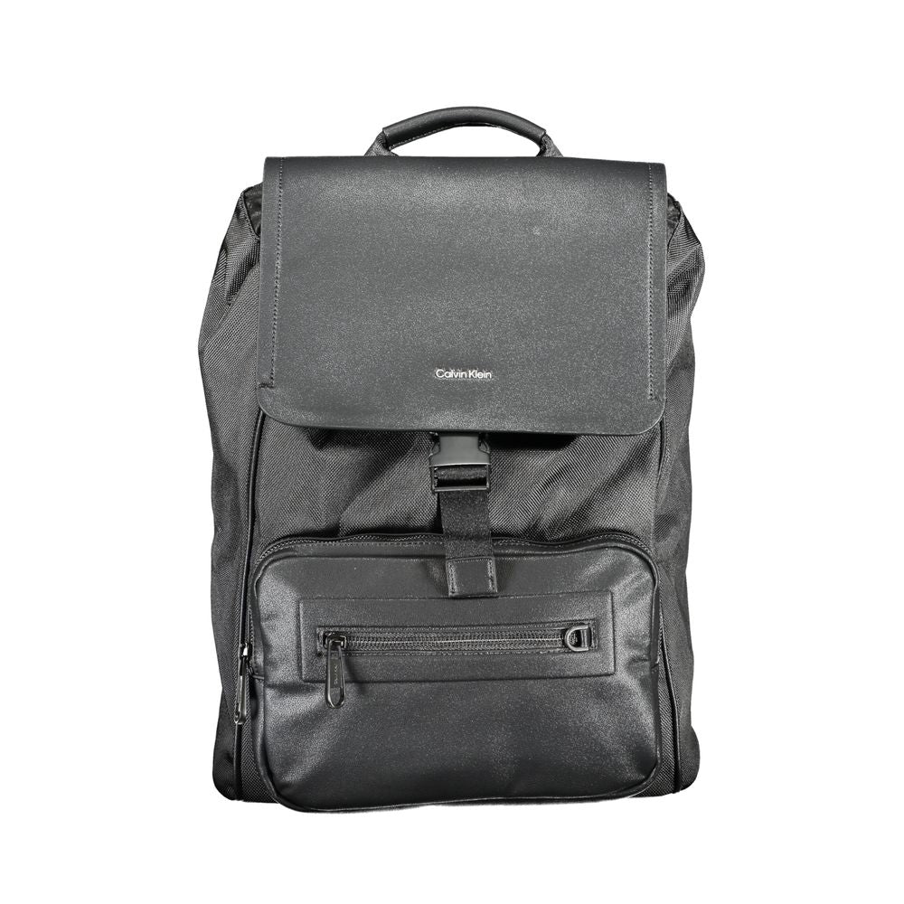 Sac à dos Calvin Klein Nero en polyester pour homme