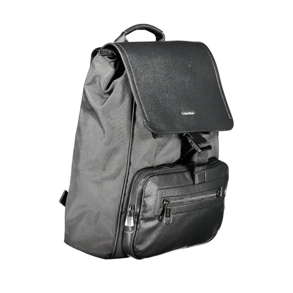 Sac à dos Calvin Klein Nero en polyester pour homme
