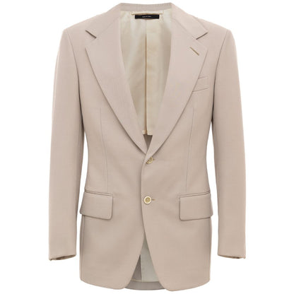 Blazer in lana beige Tom Ford