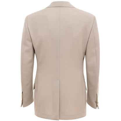 Blazer in lana beige Tom Ford